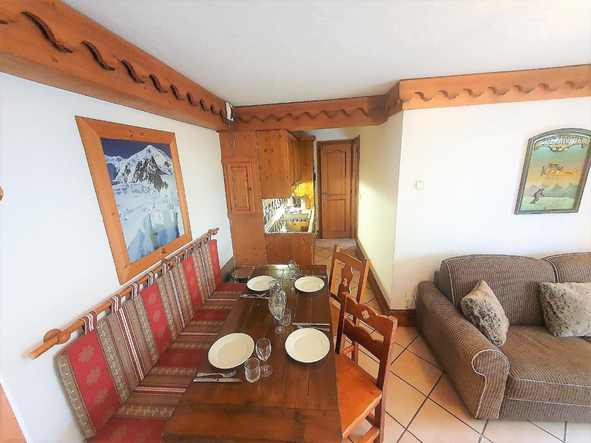 דירות שאמוני La Ginabelle Vue Montblanc 4 Personnes מראה חיצוני תמונה